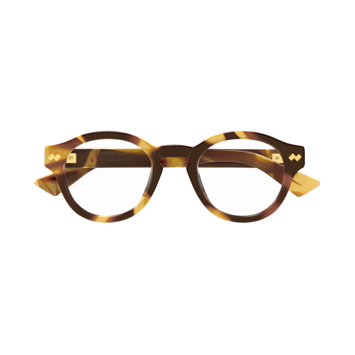 Bottega Veneta BV1444OA Écaille Havane 002 de face - Les Lunettes de Pauline