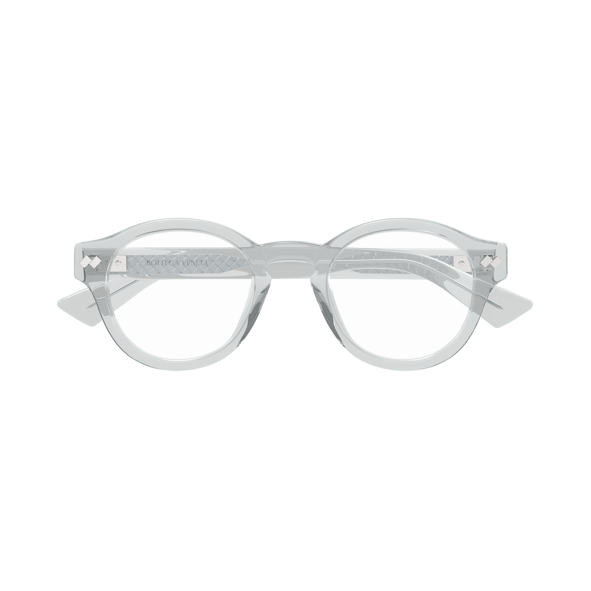 Bottega Veneta BV1444OA Gris Cristal 003 de face - Les Lunettes de Pauline