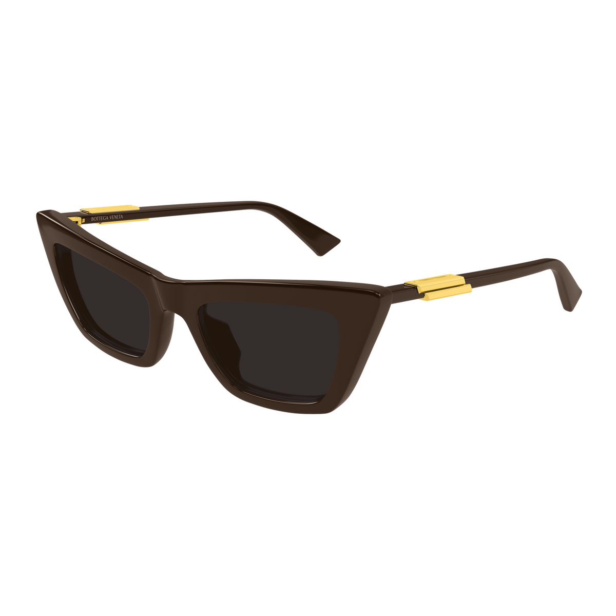 Bottega Veneta BV1446S Brun 003 de trois-quarts - Les Lunettes de Pauline