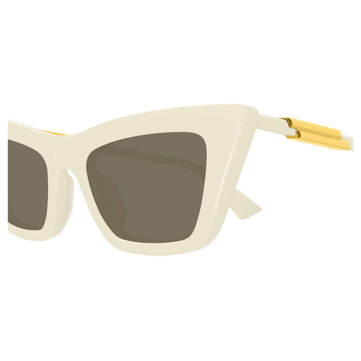 Bottega Veneta BV1446S Beige 004 en détail des branches - Les Lunettes de Pauline