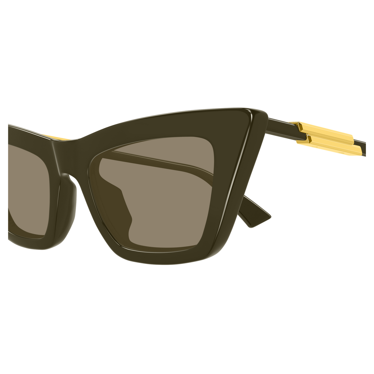 Bottega Veneta BV1446S Vert 005 en détail des branches - Les Lunettes de Pauline