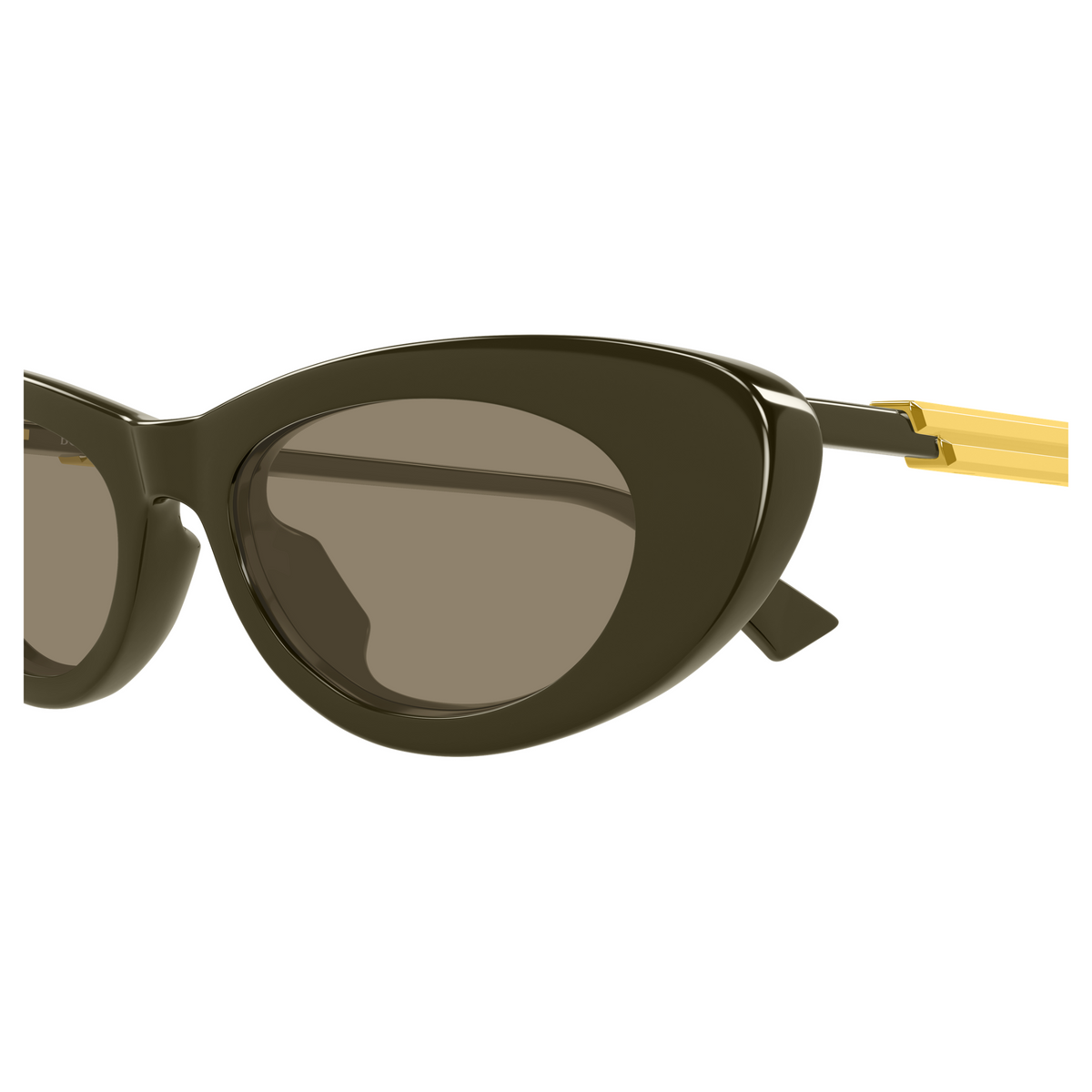 Bottega Veneta BV1447S Vert 005 en détail des branches - Les Lunettes de Pauline