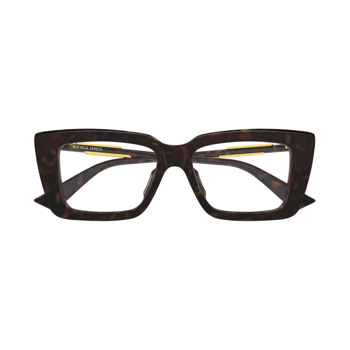 Bottega Veneta BV1448O Écaille Havane 002 de face - Les Lunettes de Pauline