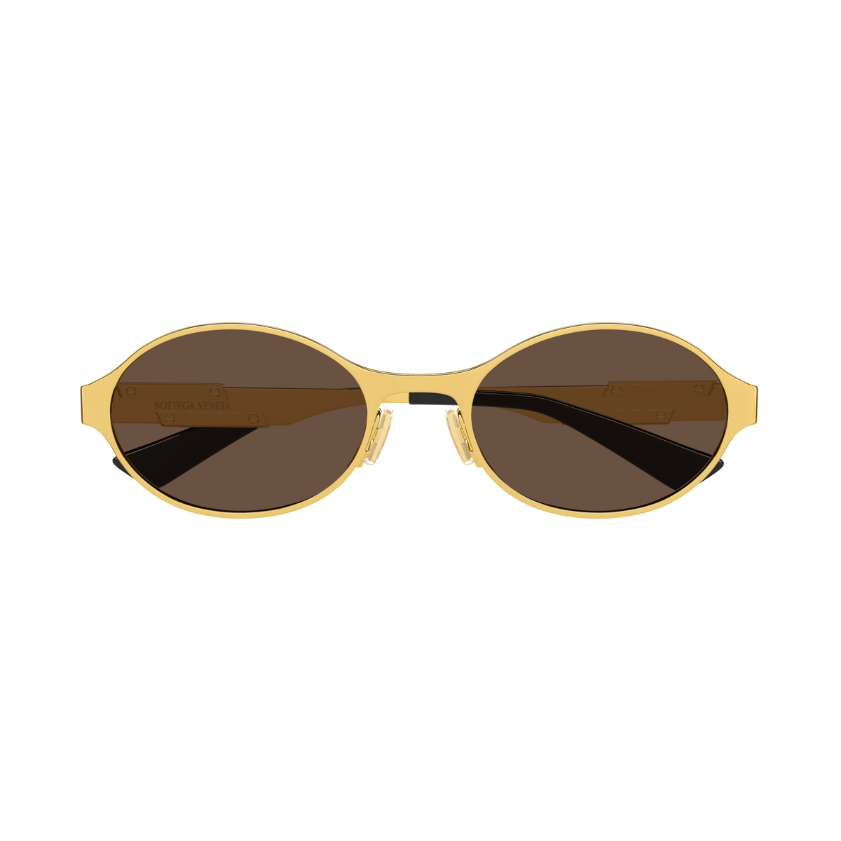 Bottega Veneta BV1456S Doré 001 de face - Les Lunettes de Pauline