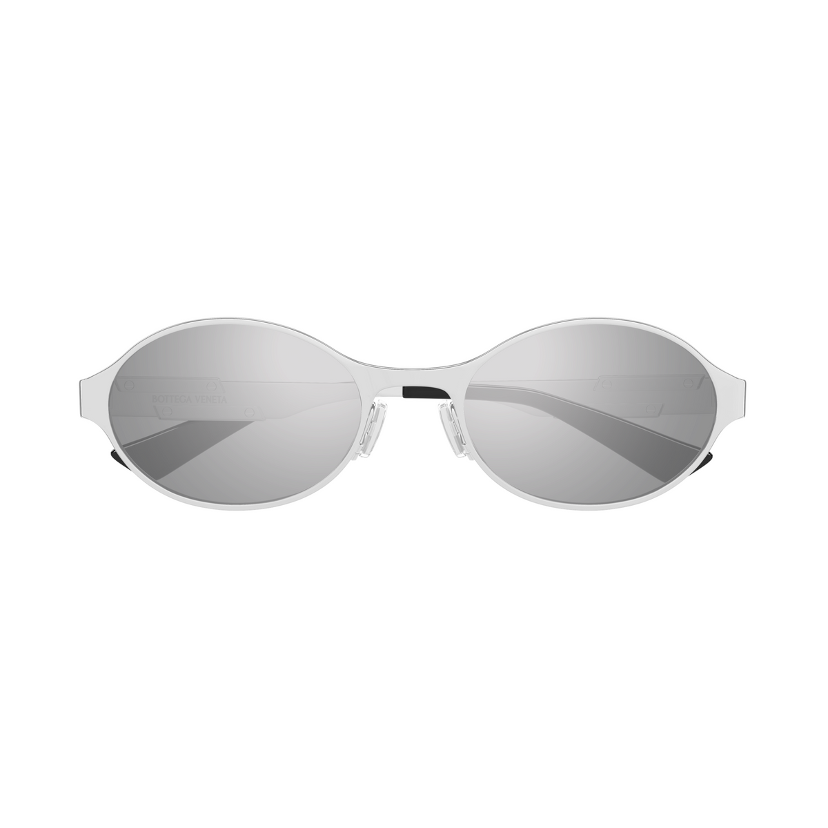 Bottega Veneta BV1456S Argenté Miroir 003 de face - Les Lunettes de Pauline
