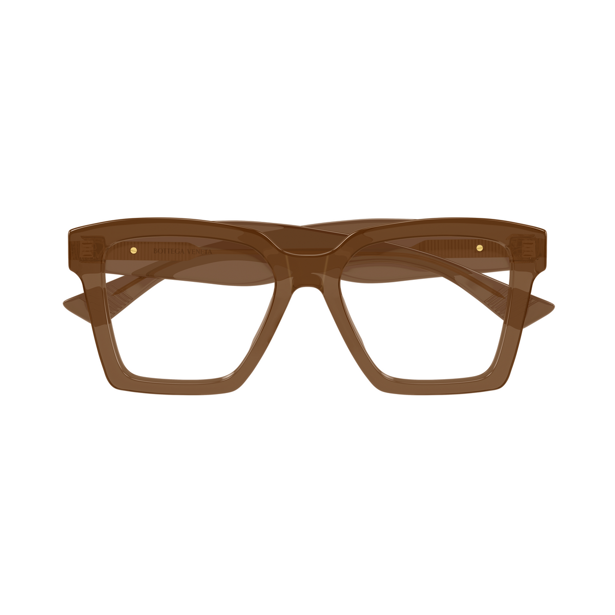 Bottega Veneta BV1458O Brun Caramel 004 de face - Les Lunettes de Pauline