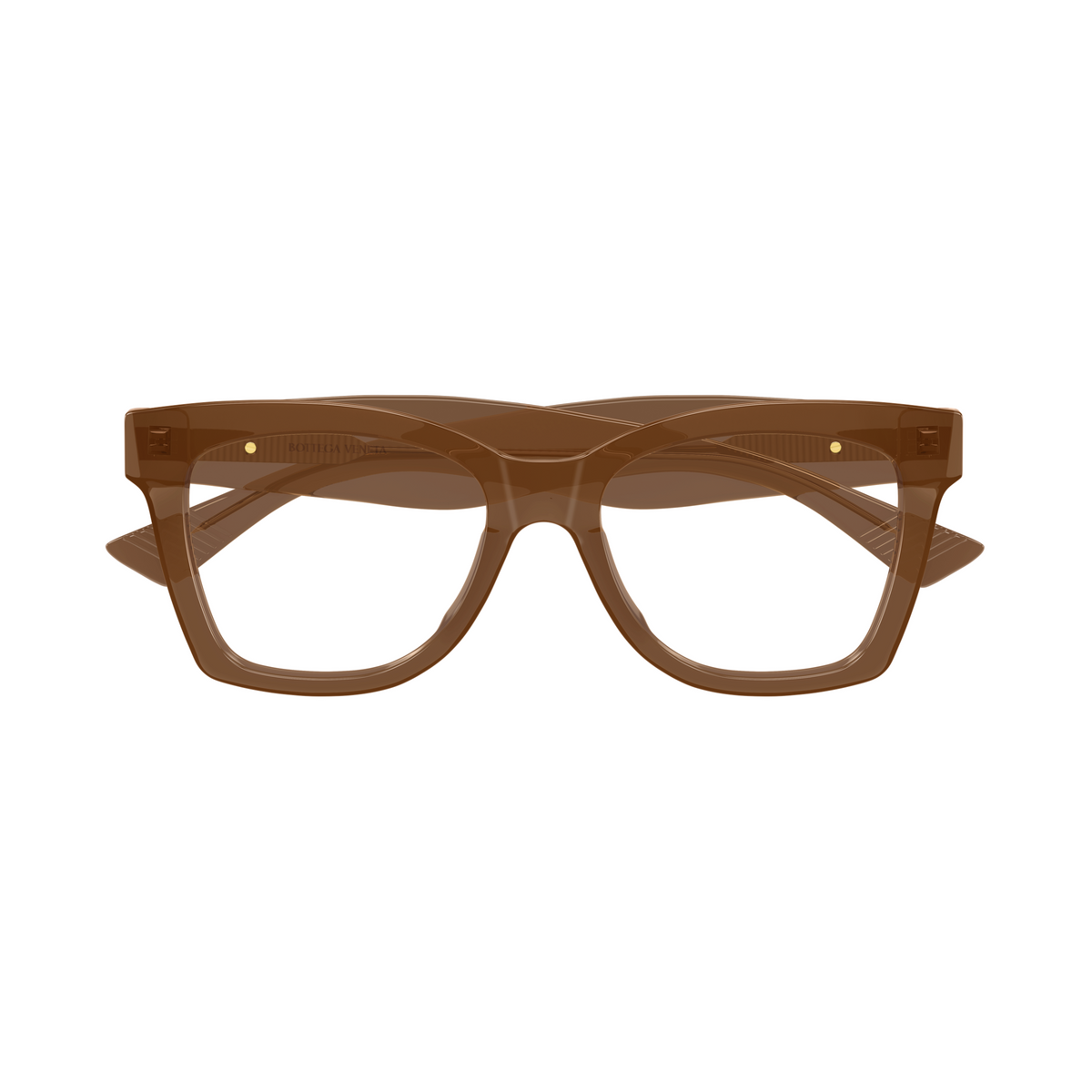 Bottega Veneta BV1459O Brun Caramel 004 de face - Les Lunettes de Pauline
