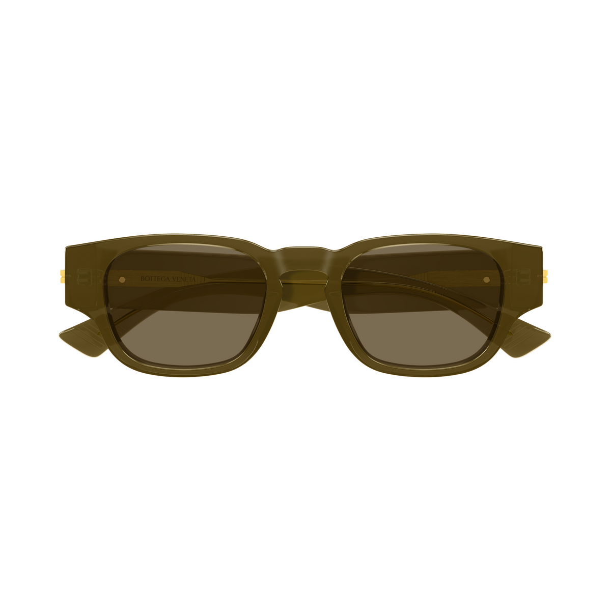 Bottega Veneta BV1460S Kaki 004 de face - Les Lunettes de Pauline