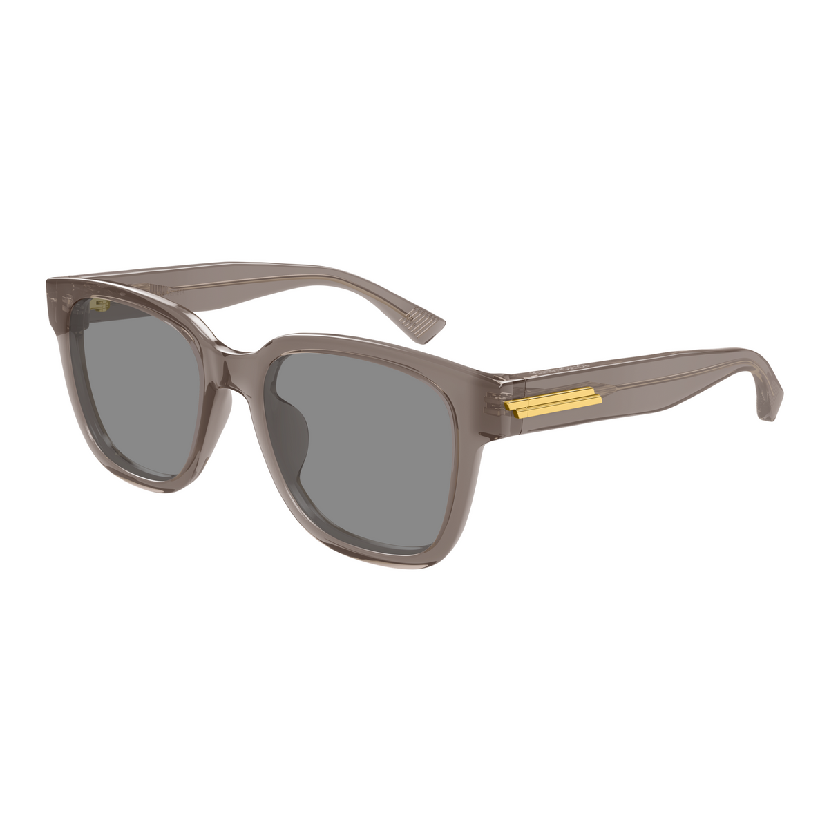 Bottega Veneta BV1461SK Mauve 004 de trois-quarts - Les Lunettes de Pauline