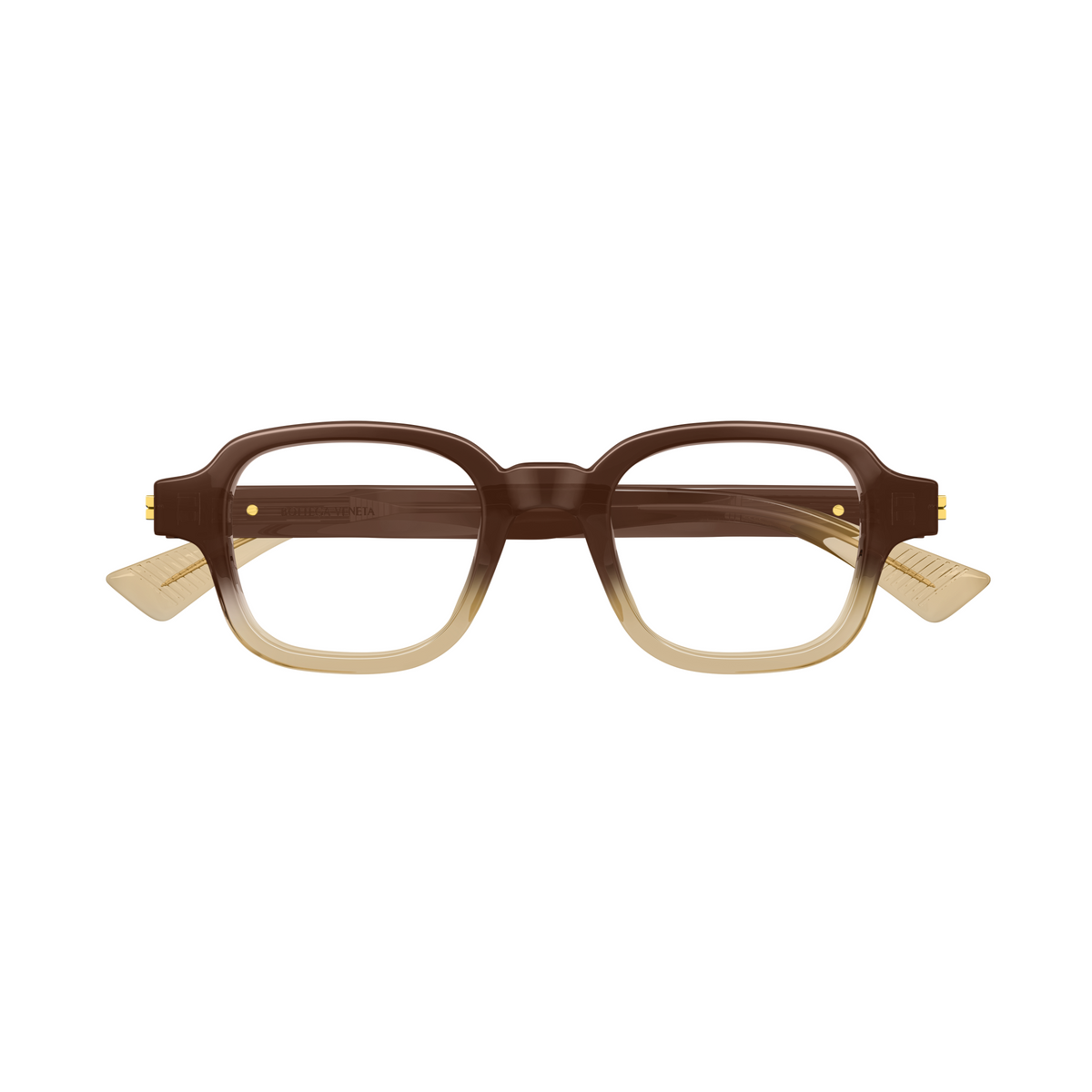 Bottega Veneta BV1462O Brun Dégradé 008 de face - Les Lunettes de Pauline