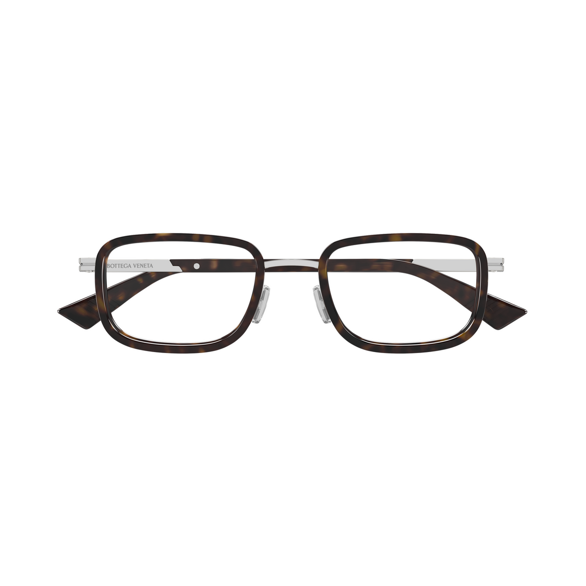 Bottega Veneta BV1464O Écaille Argenté 006 de face - Les Lunettes de Pauline