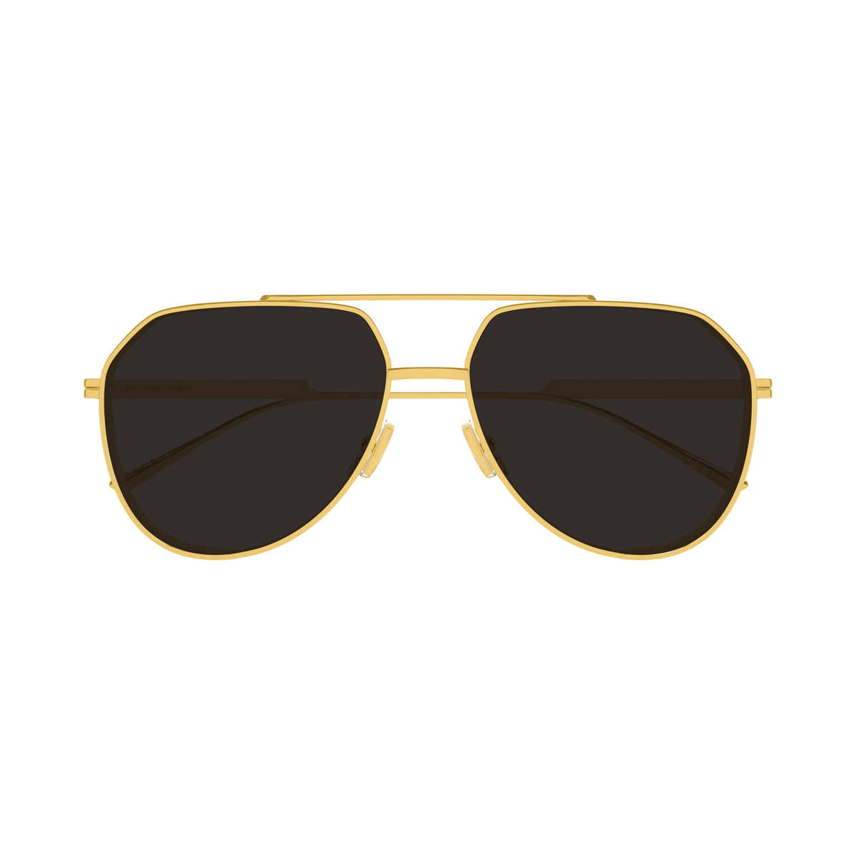 Bottega Veneta BV1465S Doré 001 de face - Les Lunettes de Pauline