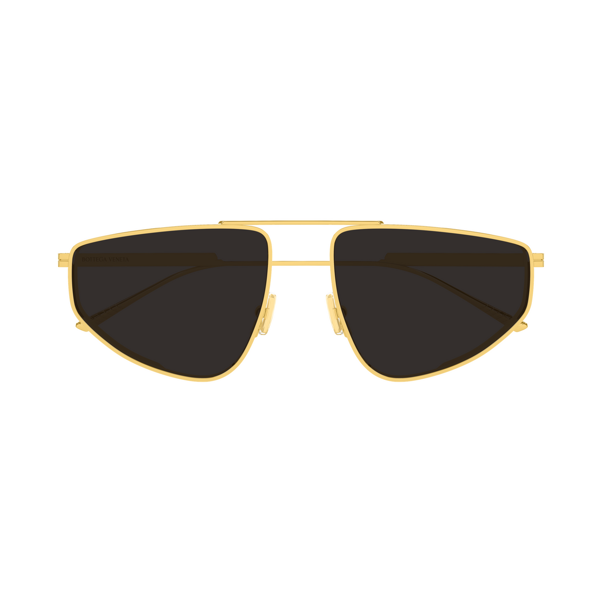 Bottega Veneta BV1466S Doré 001 de face - Les Lunettes de Pauline