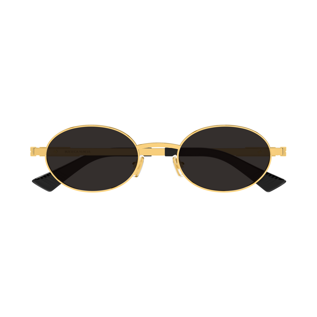 Bottega Veneta BV1470S Doré 001 de face - Les Lunettes de Pauline