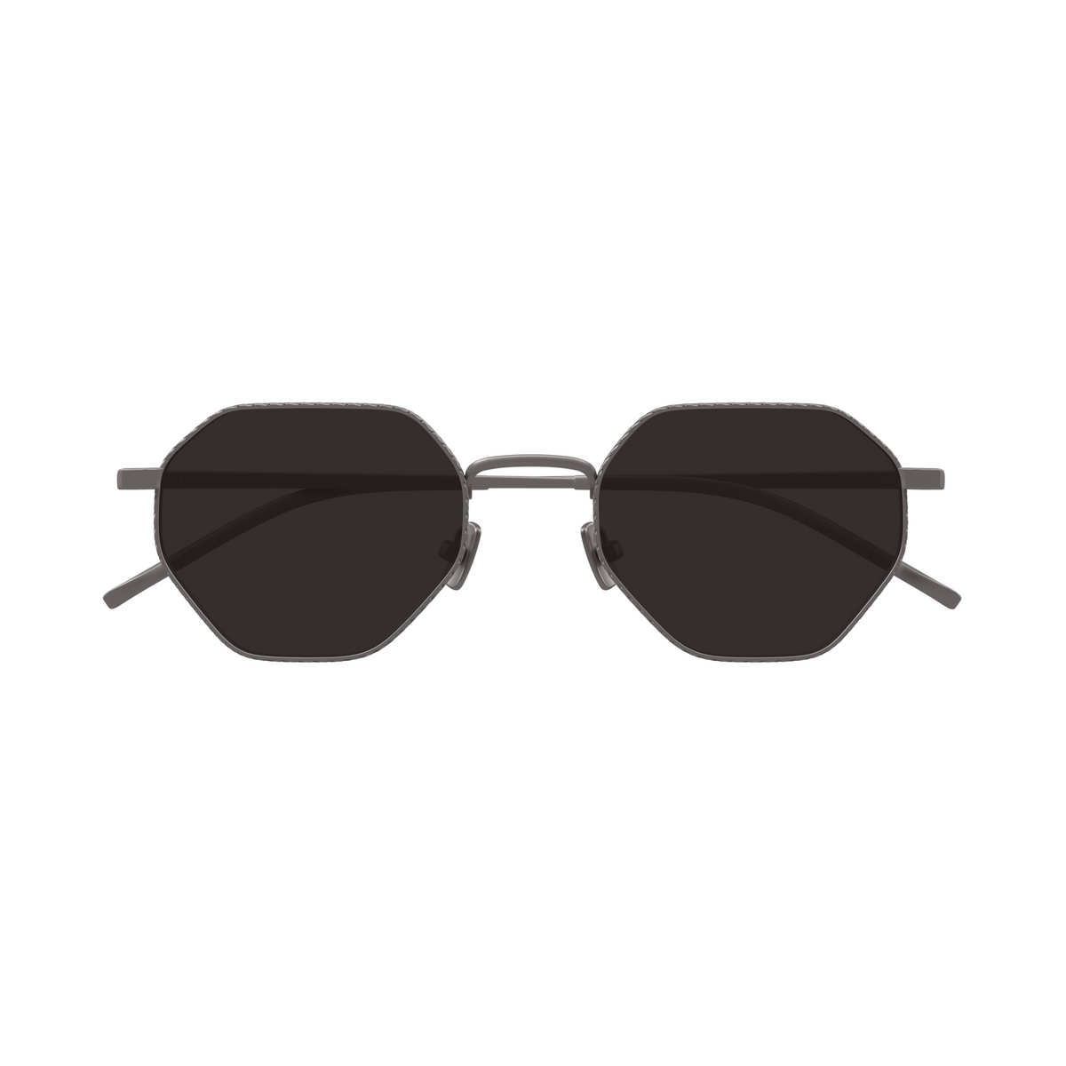 Bottega Veneta BV1471S Gunmetal 001 de face - Les Lunettes de Pauline