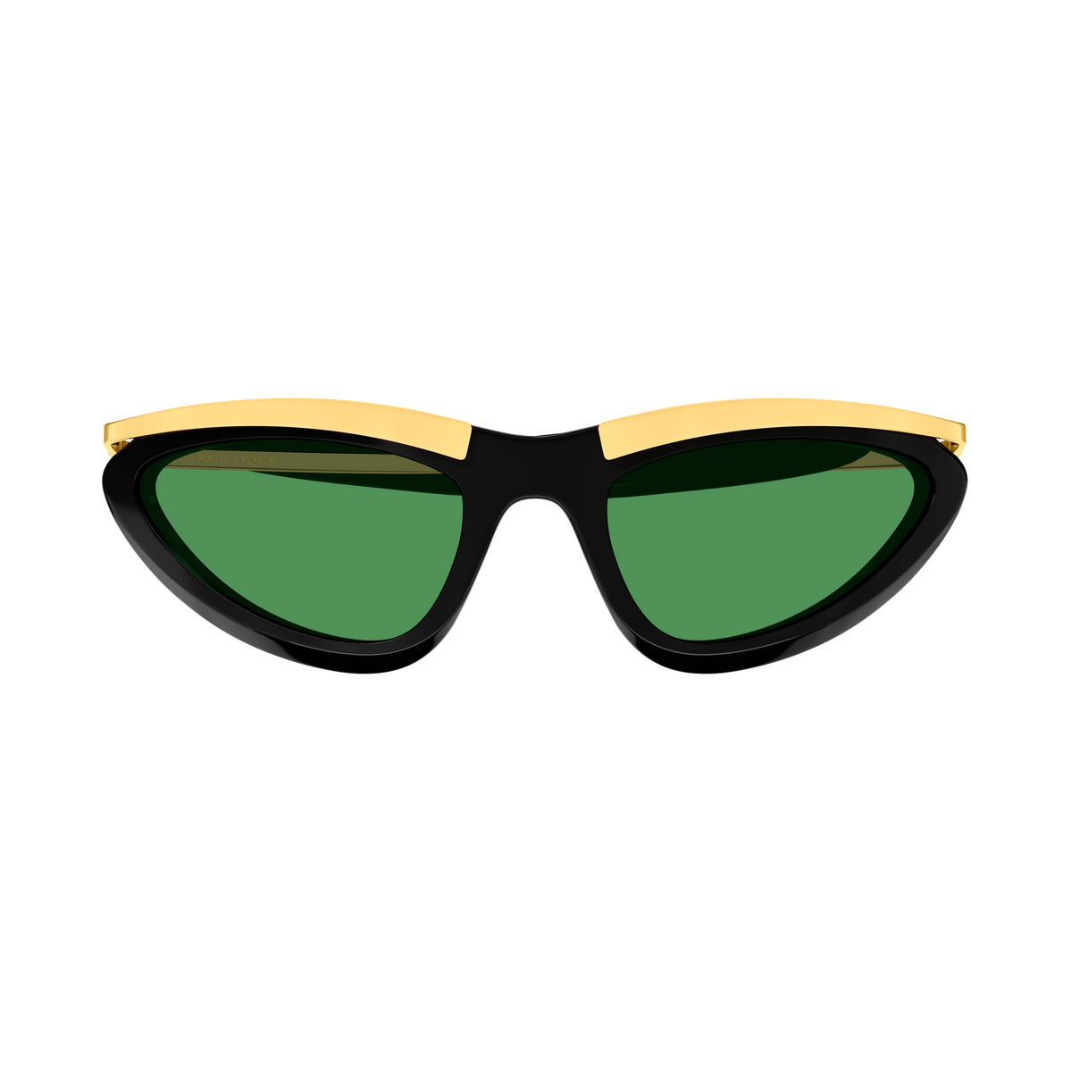 Bottega Veneta BV1477S Noir Doré 002 de face - Les Lunettes de Pauline