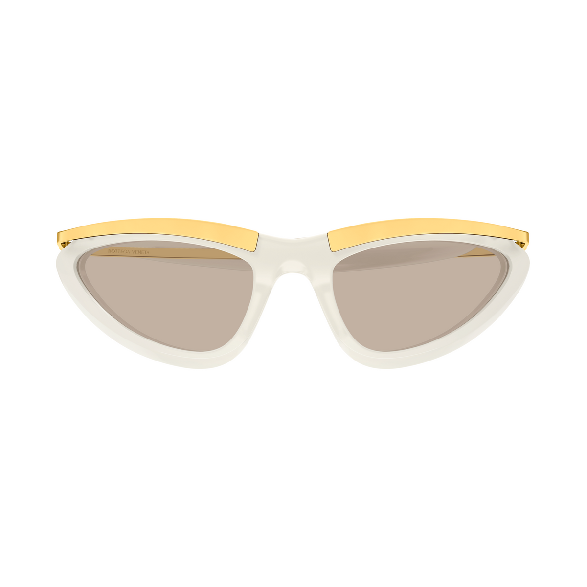 Bottega Veneta BV1477S Ivoire Doré 006 de face - Les Lunettes de Pauline