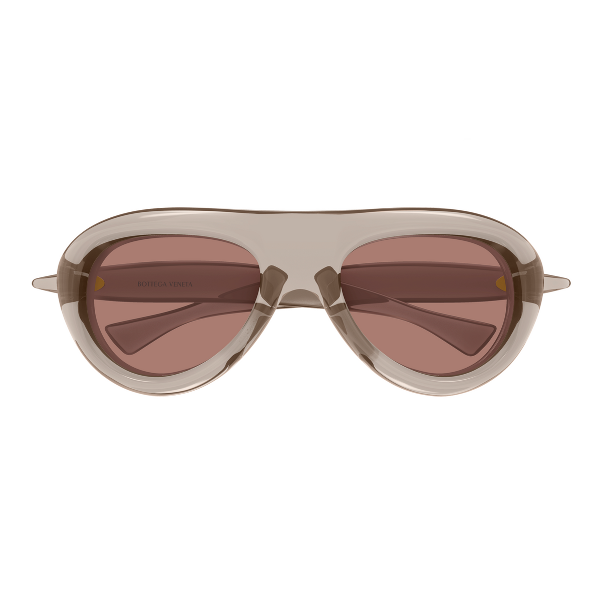 Bottega Veneta BV1483S Beige Rosé 004 de face - Les Lunettes de Pauline