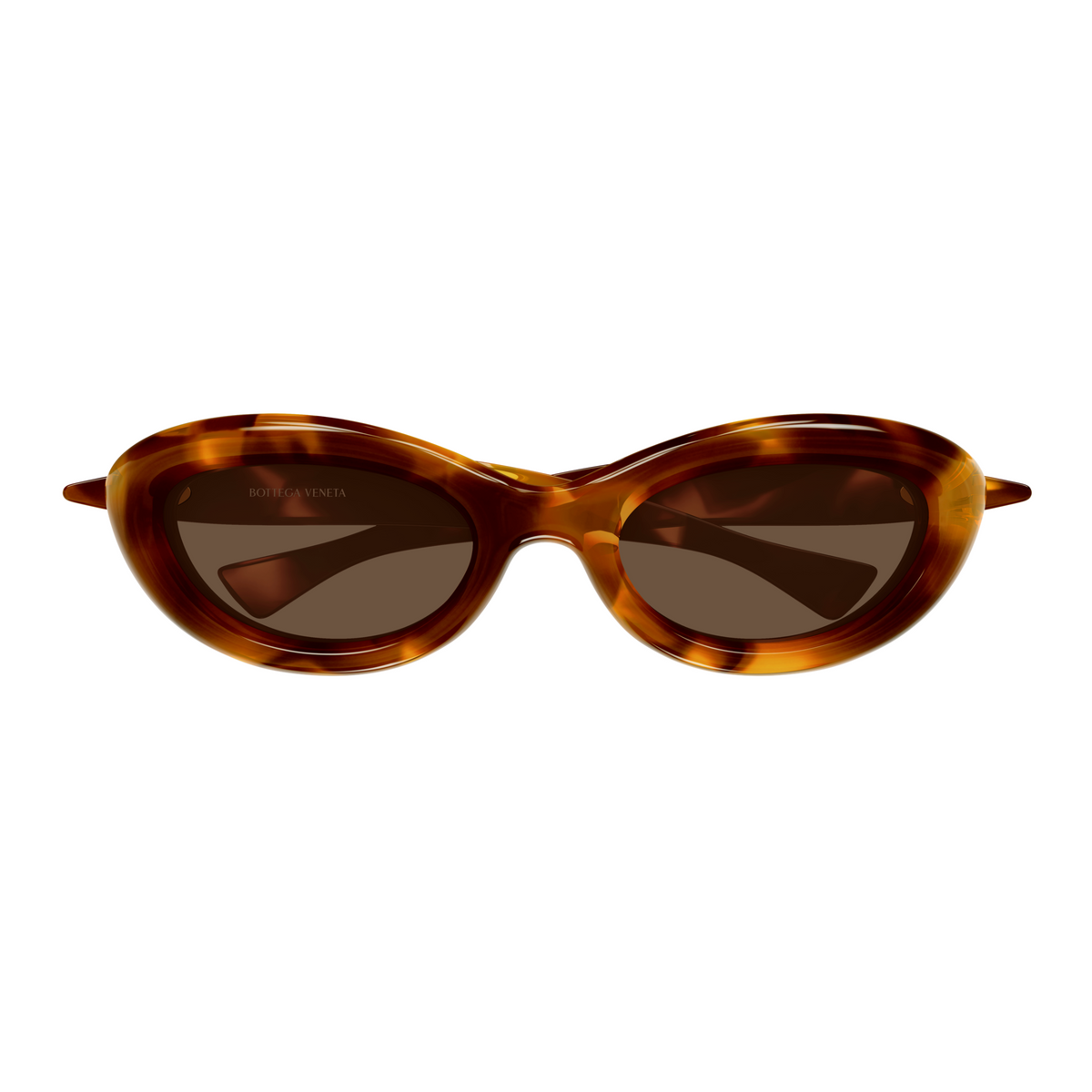 Bottega Veneta BV1484S Écaille Havane 002 de face - Les Lunettes de Pauline