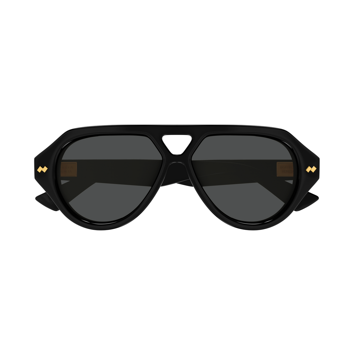 Bottega Veneta BV1485S Noir 001 de face - Les Lunettes de Pauline