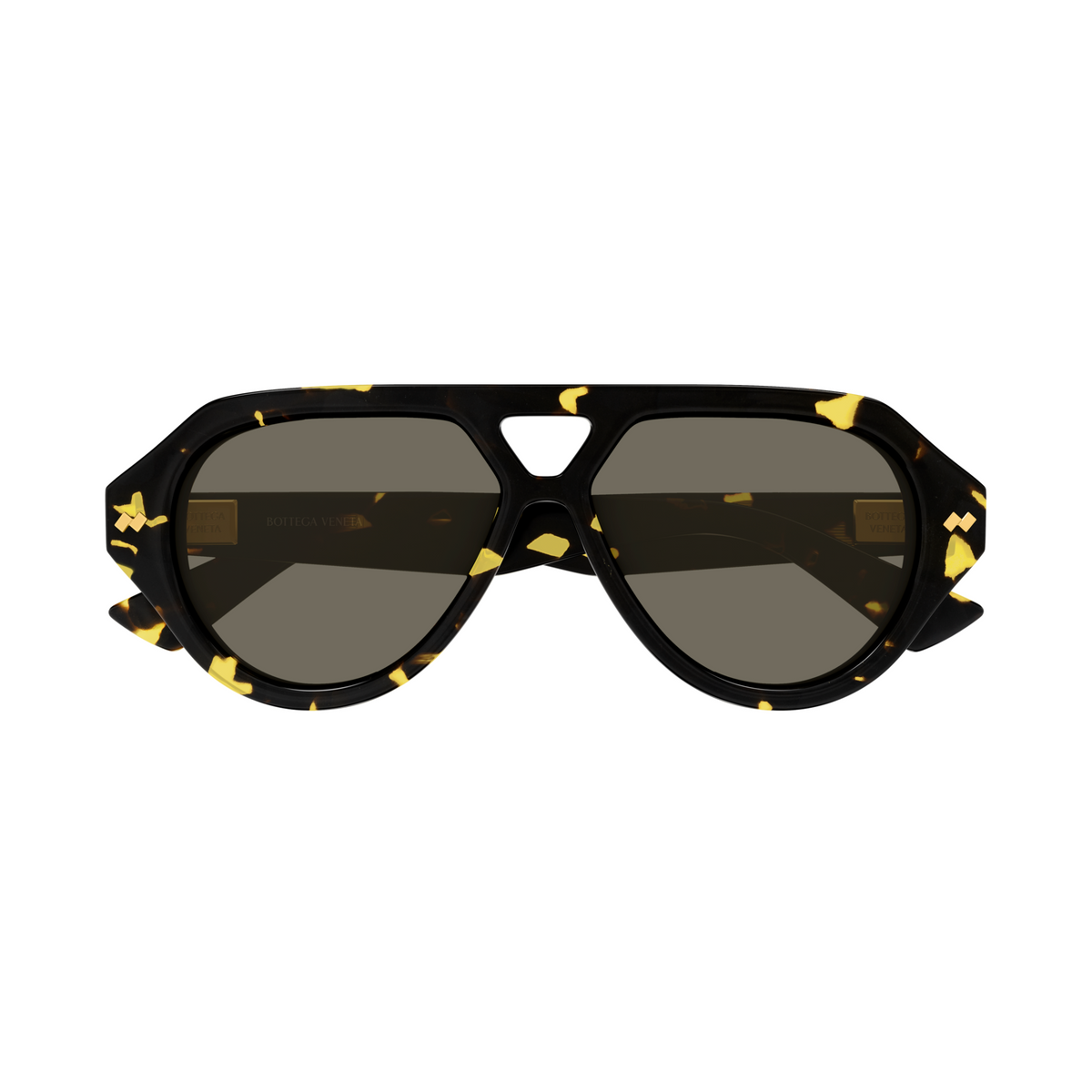 Bottega Veneta BV1485S Écaille Havane 002 de face - Les Lunettes de Pauline