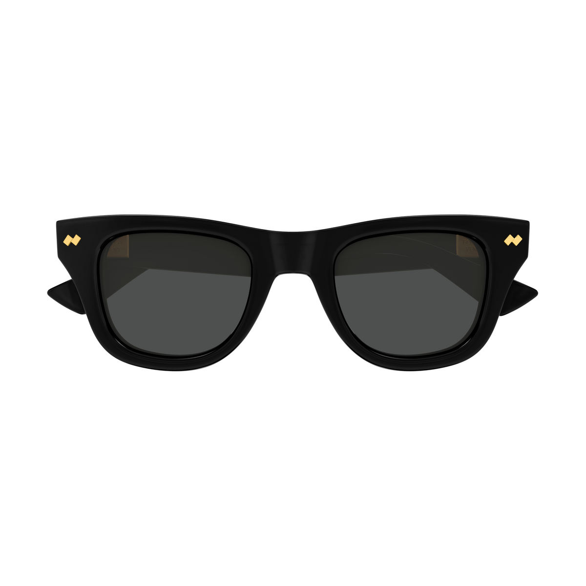 Bottega Veneta BV1486S Noir 001 de face - Les Lunettes de Pauline