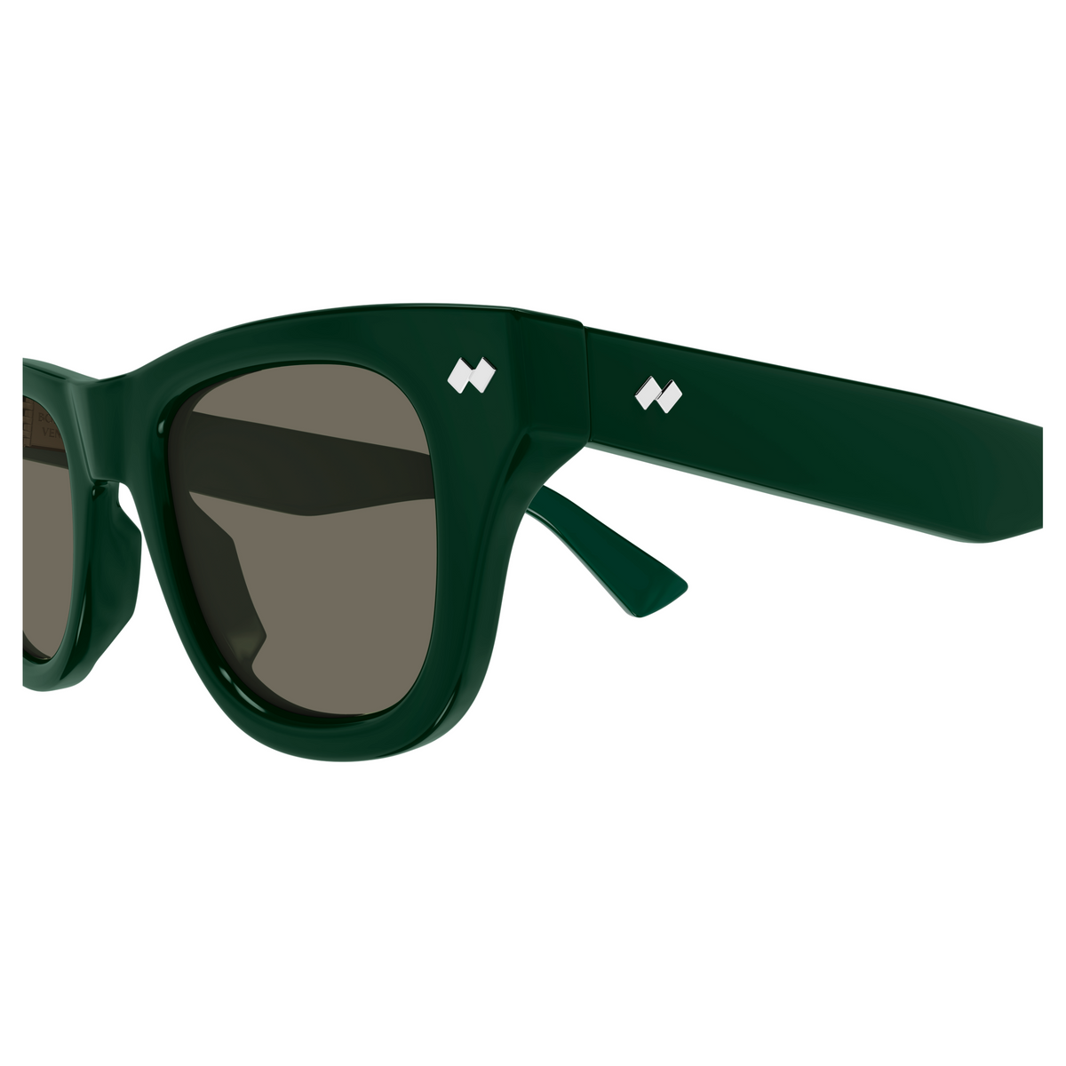 Bottega Veneta BV1486S Vert Foncé 005 en détail des branches - Les Lunettes de Pauline