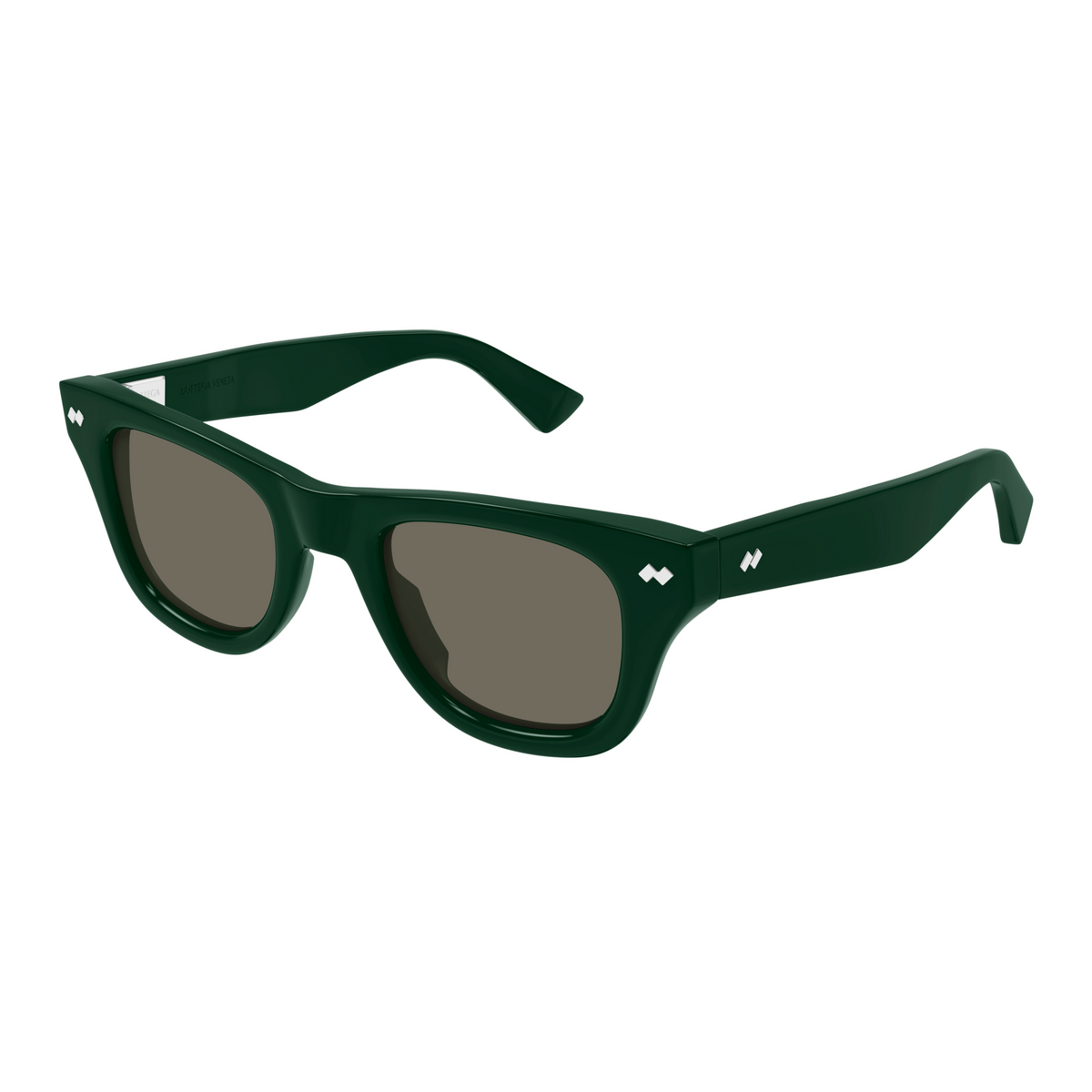 Bottega Veneta BV1486S Vert Foncé 005 de trois-quarts - Les Lunettes de Pauline