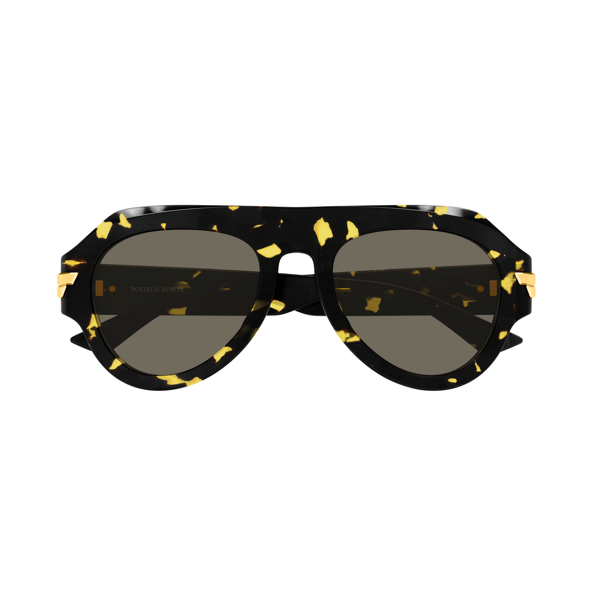 Bottega Veneta BV1488S Écaille Havane 002 de face - Les Lunettes de Pauline
