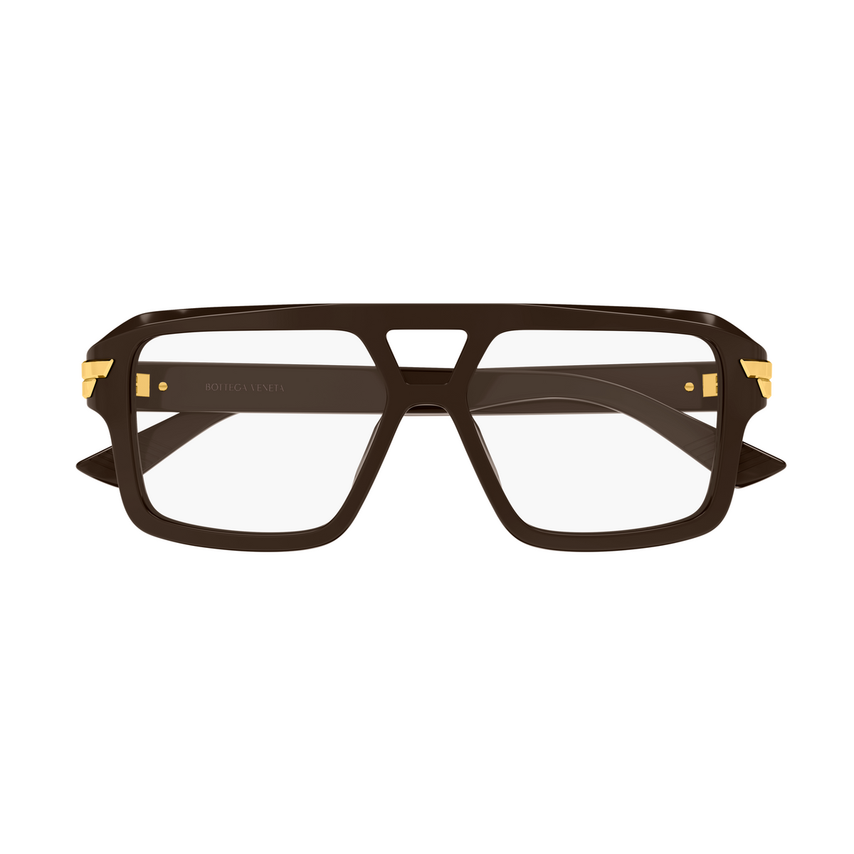 Bottega Veneta BV1491O Brun 004 de face - Les Lunettes de Pauline