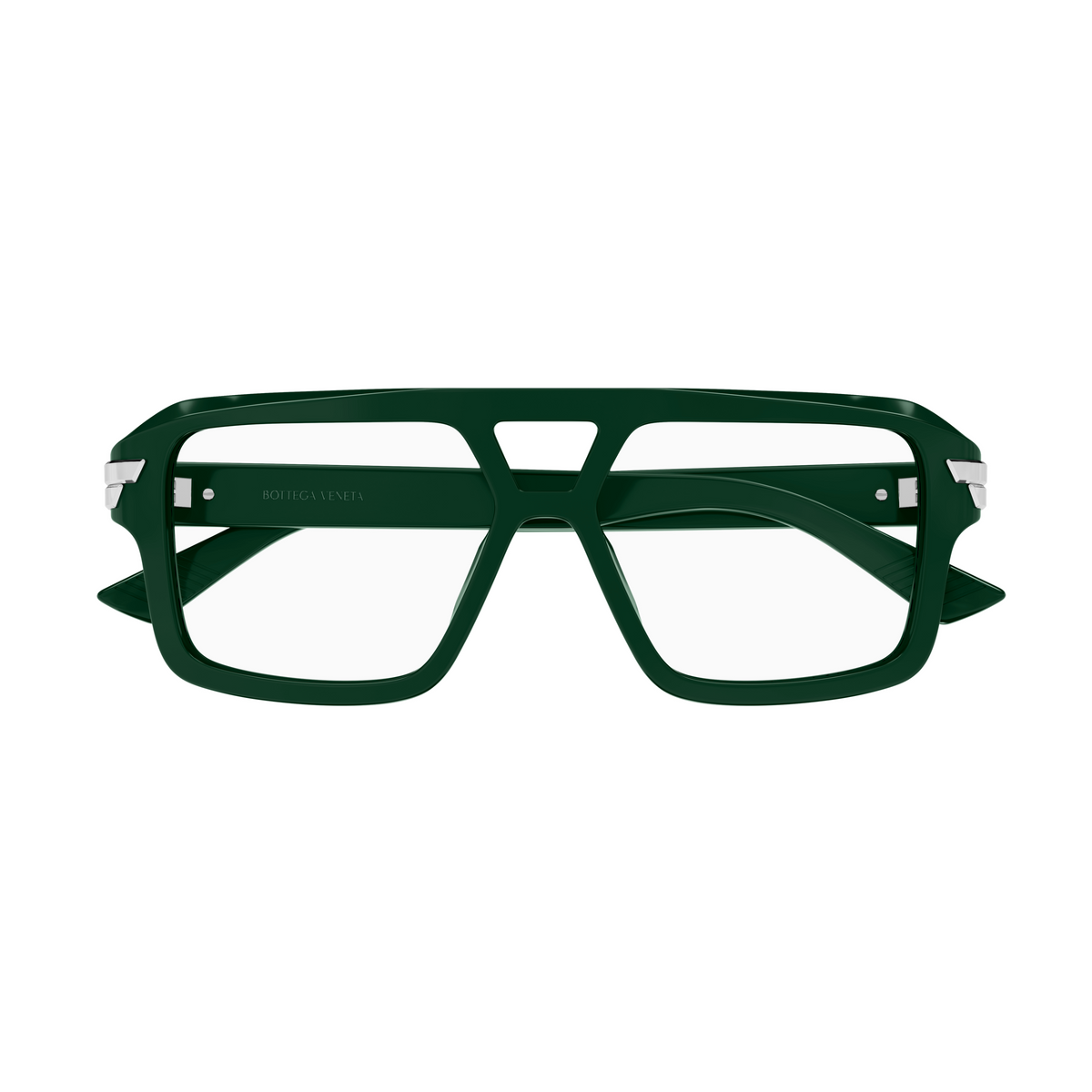 Bottega Veneta BV1491O Vert Foncé 005 de face - Les Lunettes de Pauline