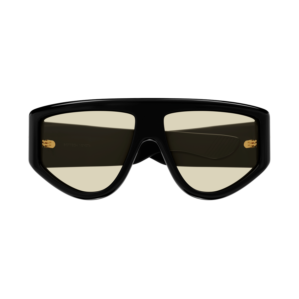 Bottega Veneta BV1492S Noir Verres Crème 002 de face - Les Lunettes de Pauline