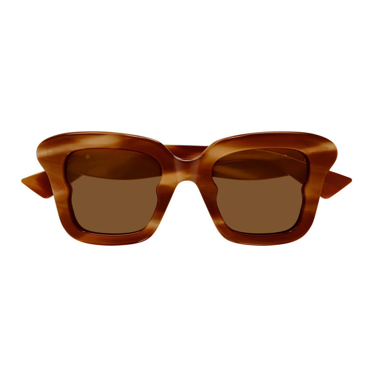 Bottega Veneta BV1493S Écaille Havane 002 de face - Les Lunettes de Pauline