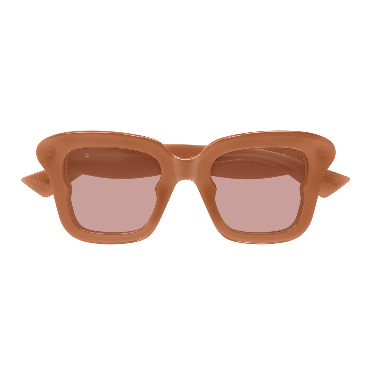 Bottega Veneta BV1493S Brun Ambré 003 de face - Les Lunettes de Pauline