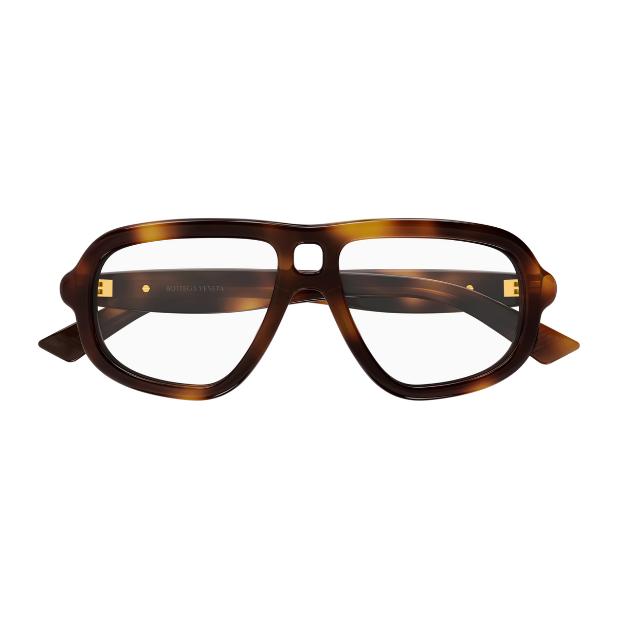 Bottega Veneta BV1495O Écaille Havane 55 005 de face - Les Lunettes de Pauline
