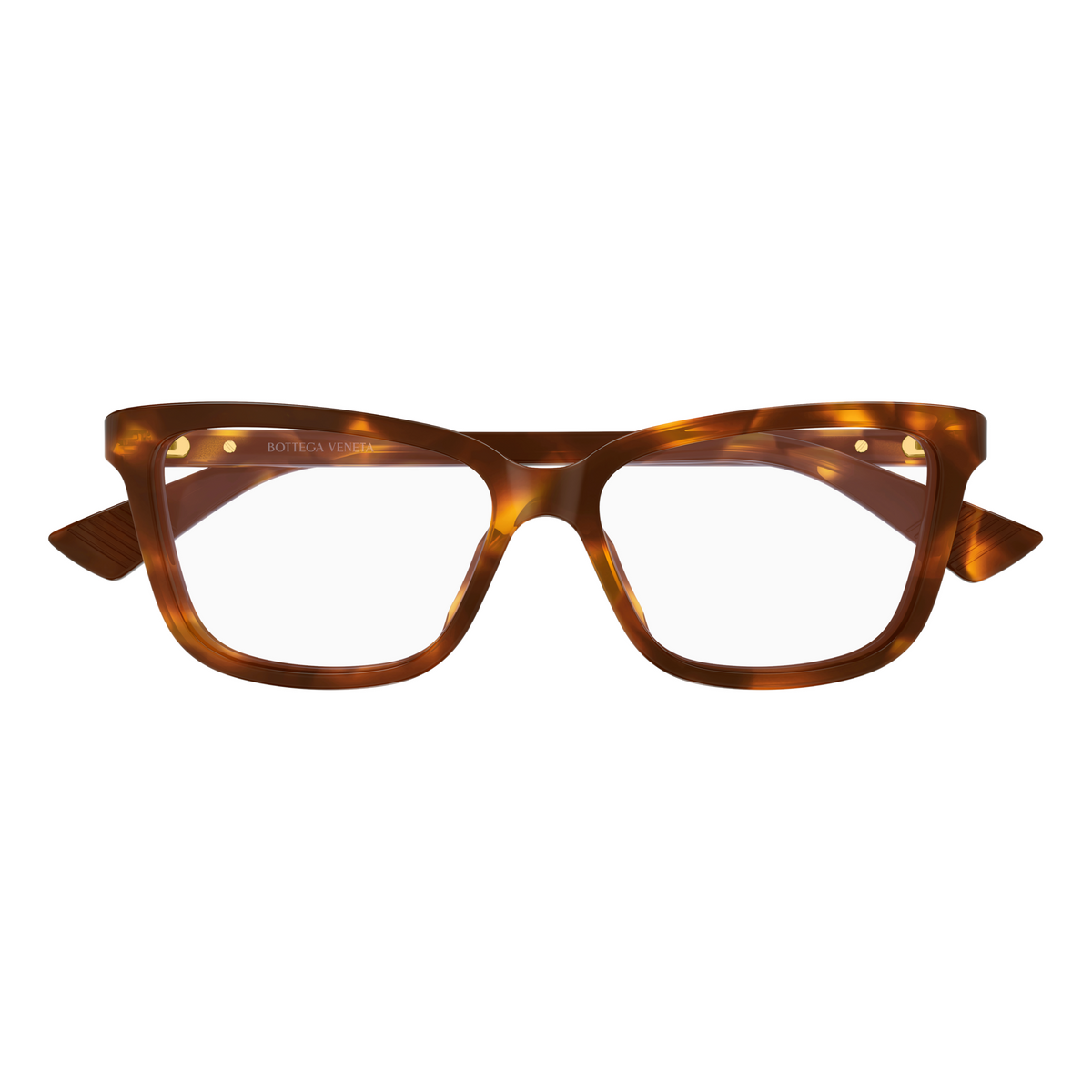 Bottega Veneta BV1499O Écaille Havane 54 006 de face - Les Lunettes de Pauline