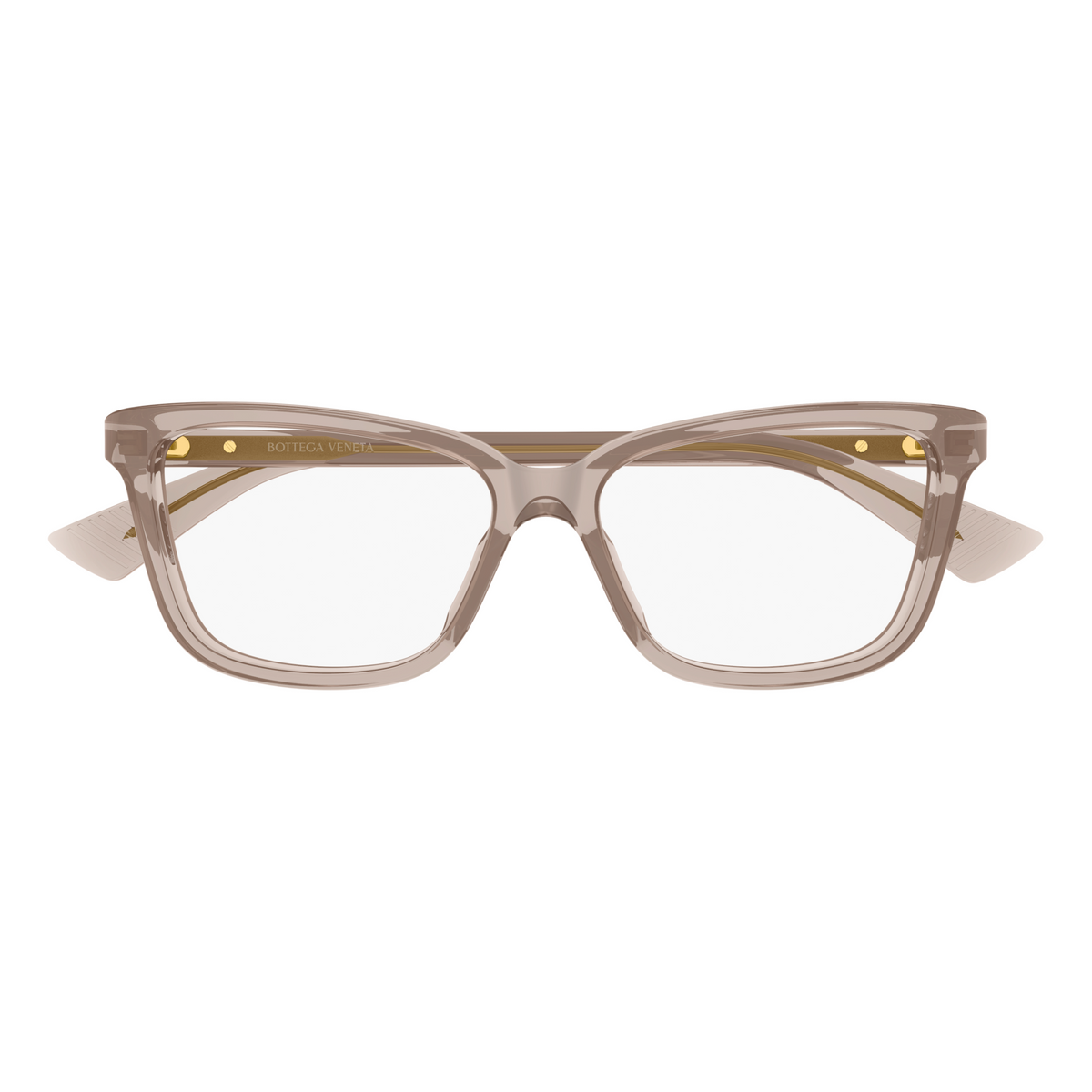 Bottega Veneta BV1499O Taupe Rosé 54 008 de face - Les Lunettes de Pauline
