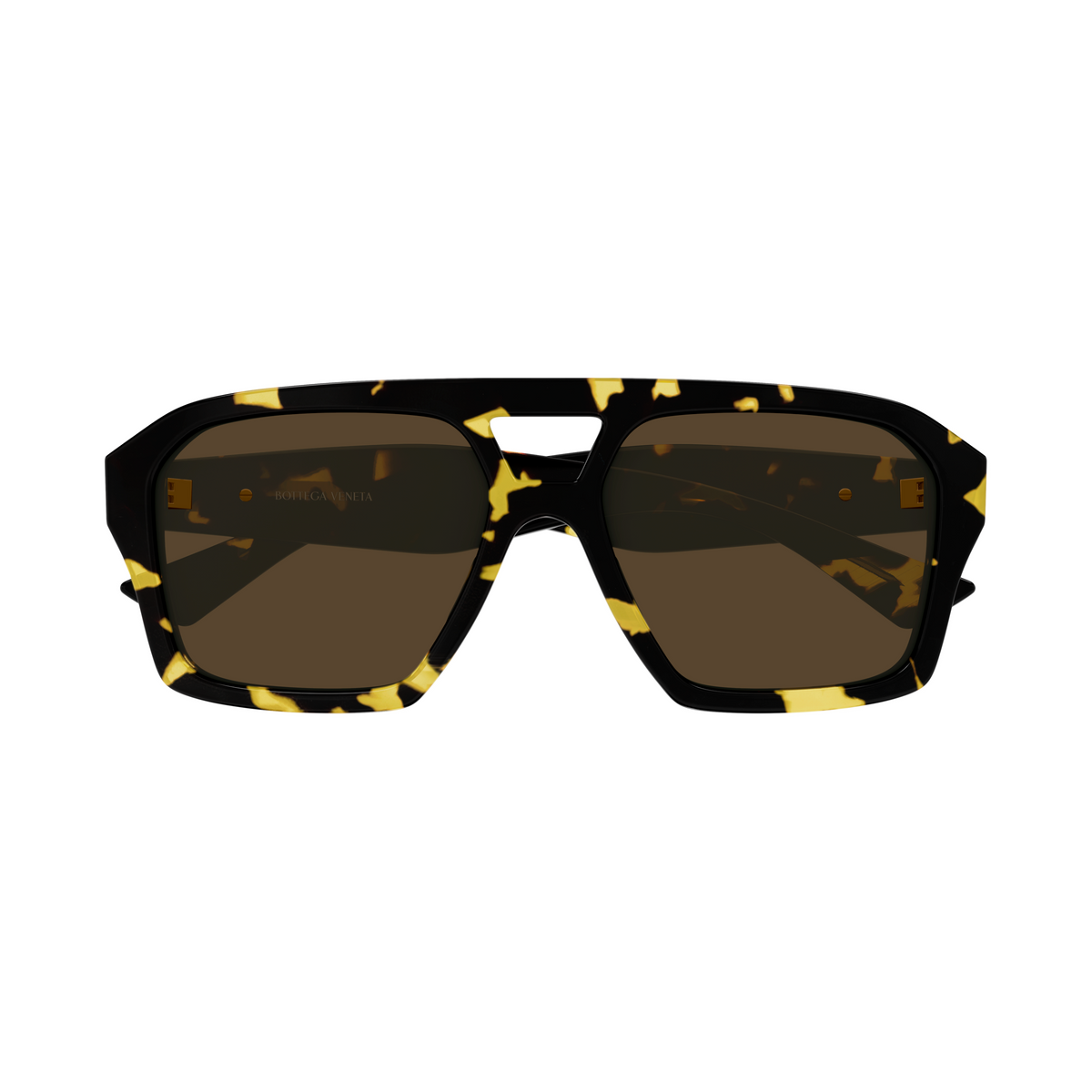Bottega Veneta BV1501S Écaille Havane 002 de face - Les Lunettes de Pauline