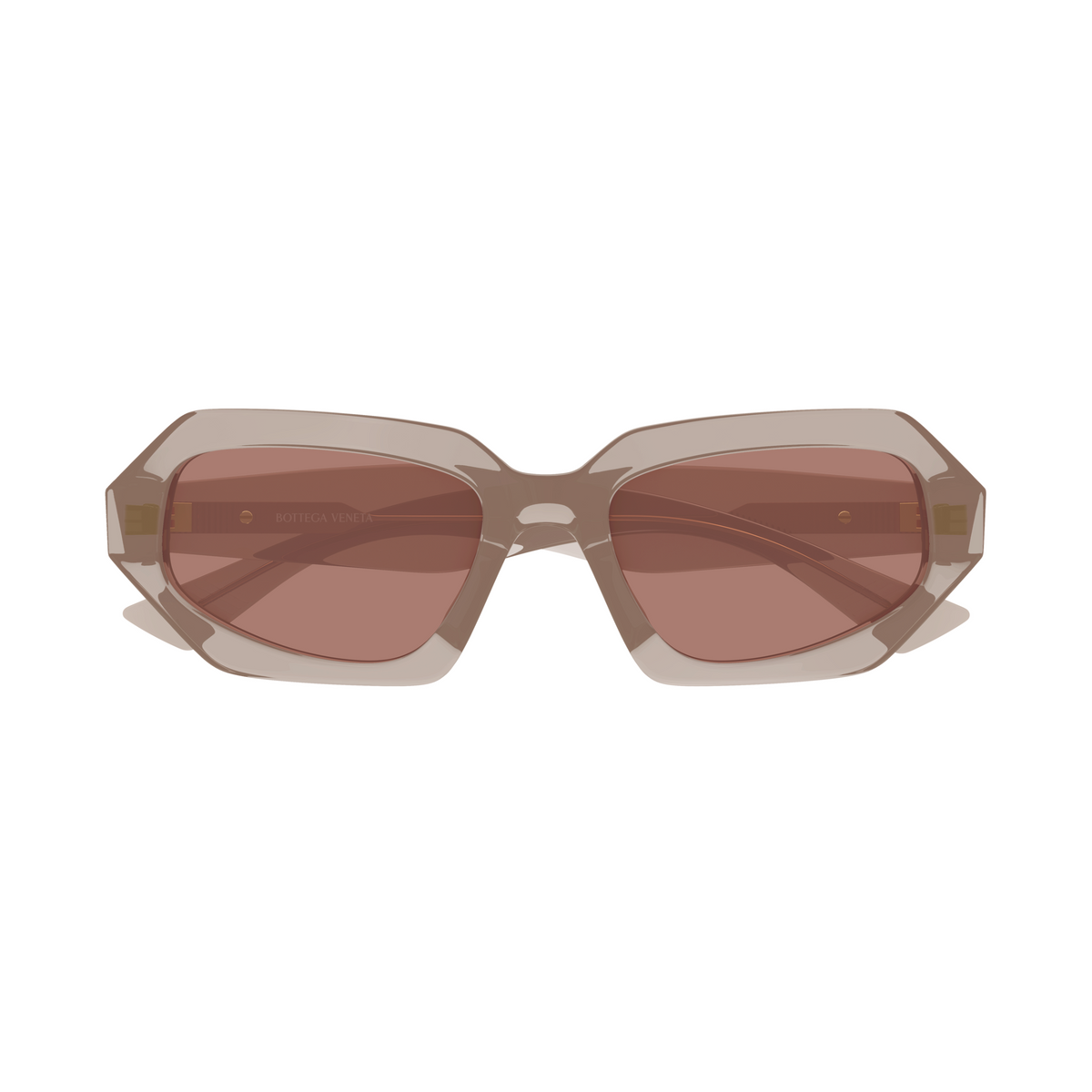 Bottega Veneta BV1502S Rose Cristal 003 de face - Les Lunettes de Pauline