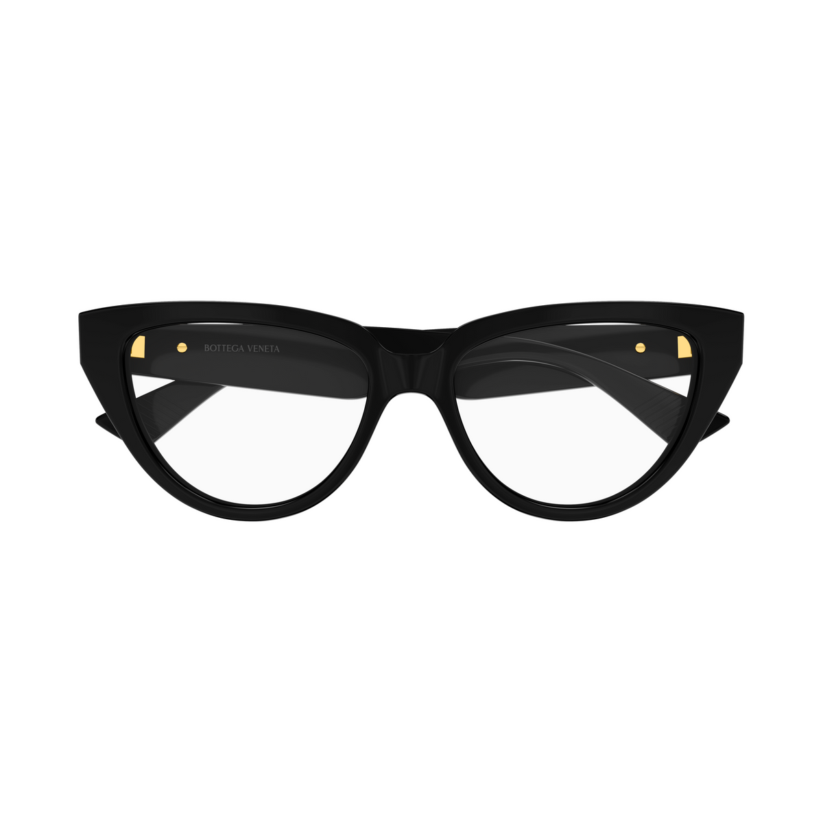 Bottega Veneta BV1503O Noir 001 de face - Les Lunettes de Pauline