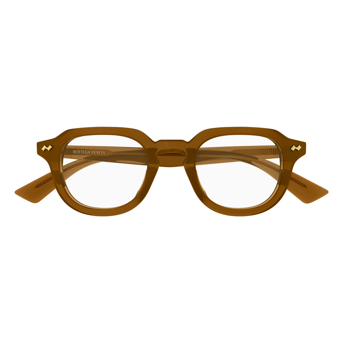 Bottega Veneta BV1505O Ocre 008 de face - Les Lunettes de Pauline
