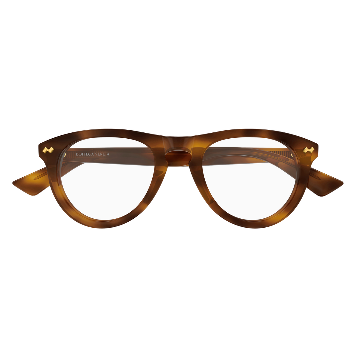 Bottega Veneta BV1507O Écaille Havane 007 de face - Les Lunettes de Pauline