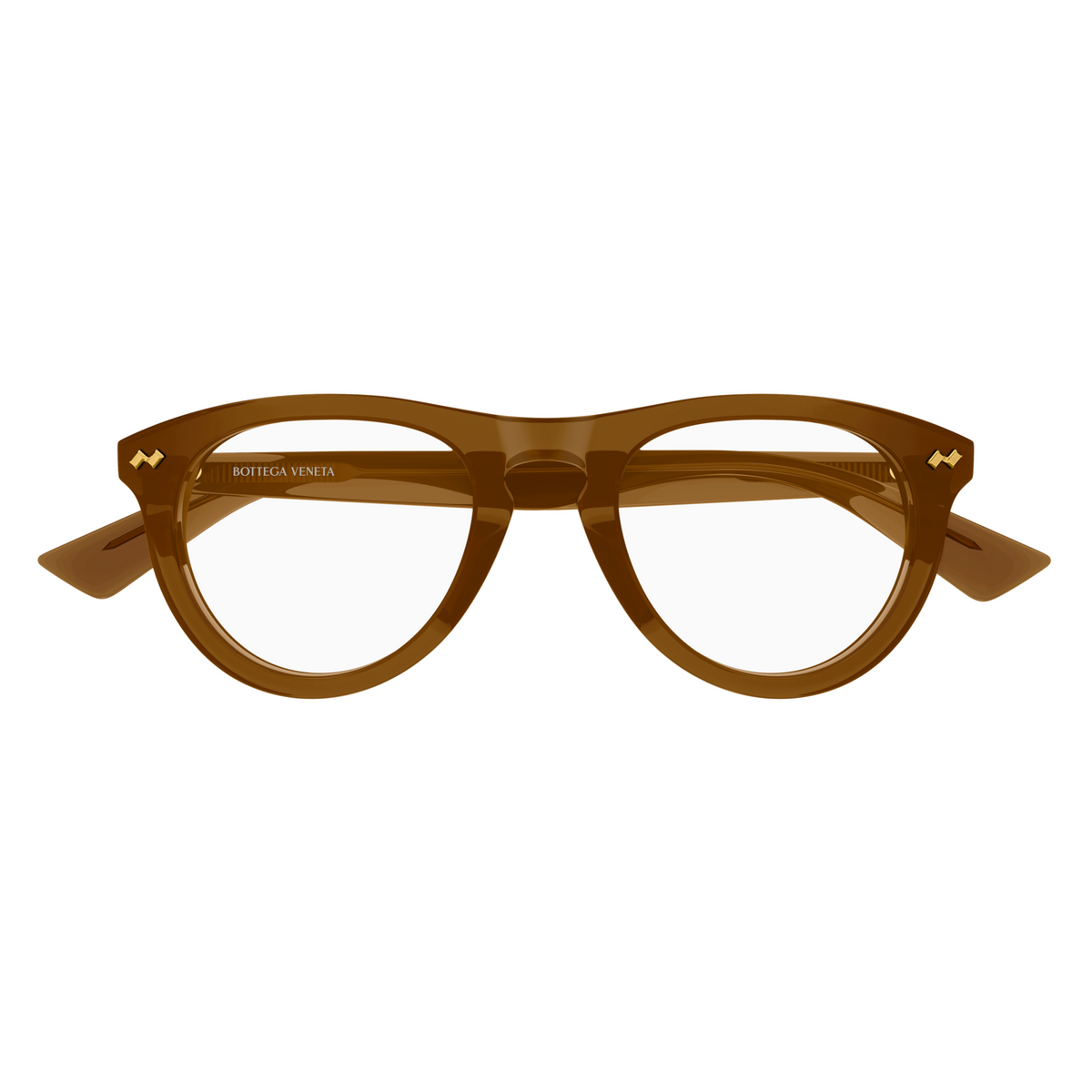Bottega Veneta BV1507O Ocre 008 de face - Les Lunettes de Pauline