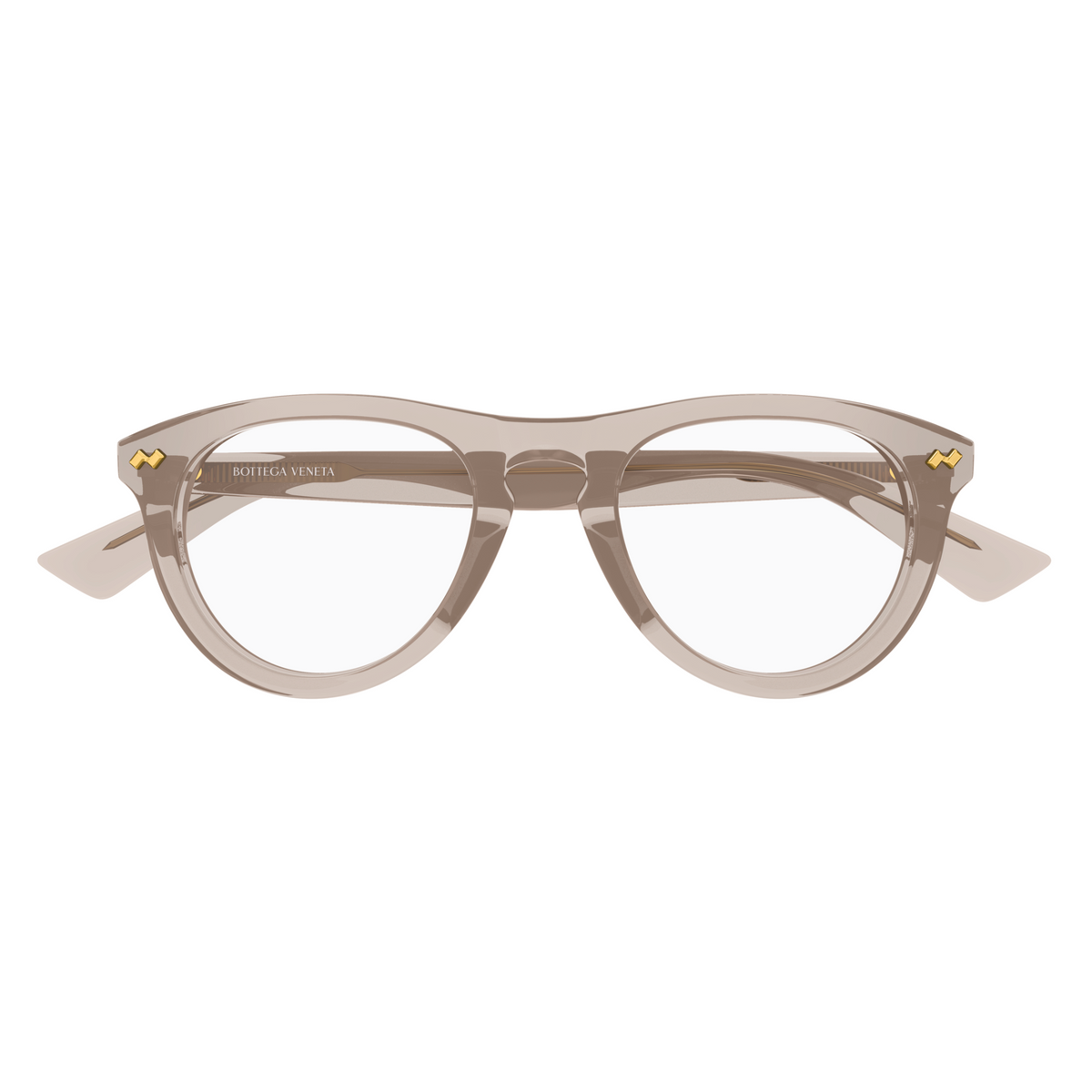 Bottega Veneta BV1507O Taupe Rosé 009 de face - Les Lunettes de Pauline