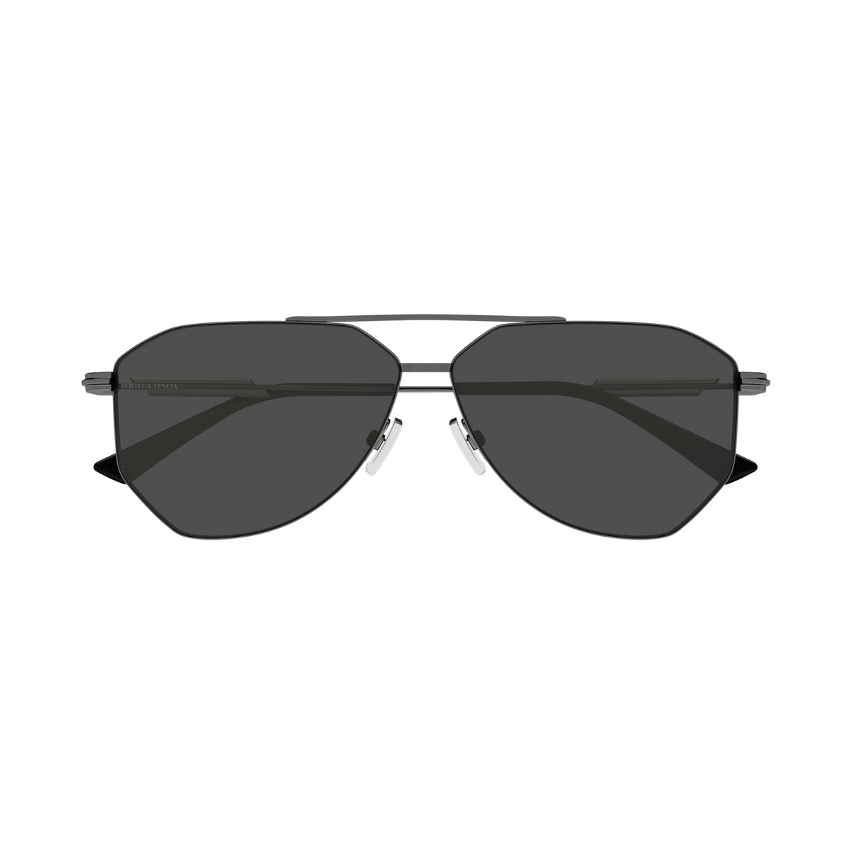 Bottega Veneta BV1508S Ruthénium 001 de face - Les Lunettes de Pauline