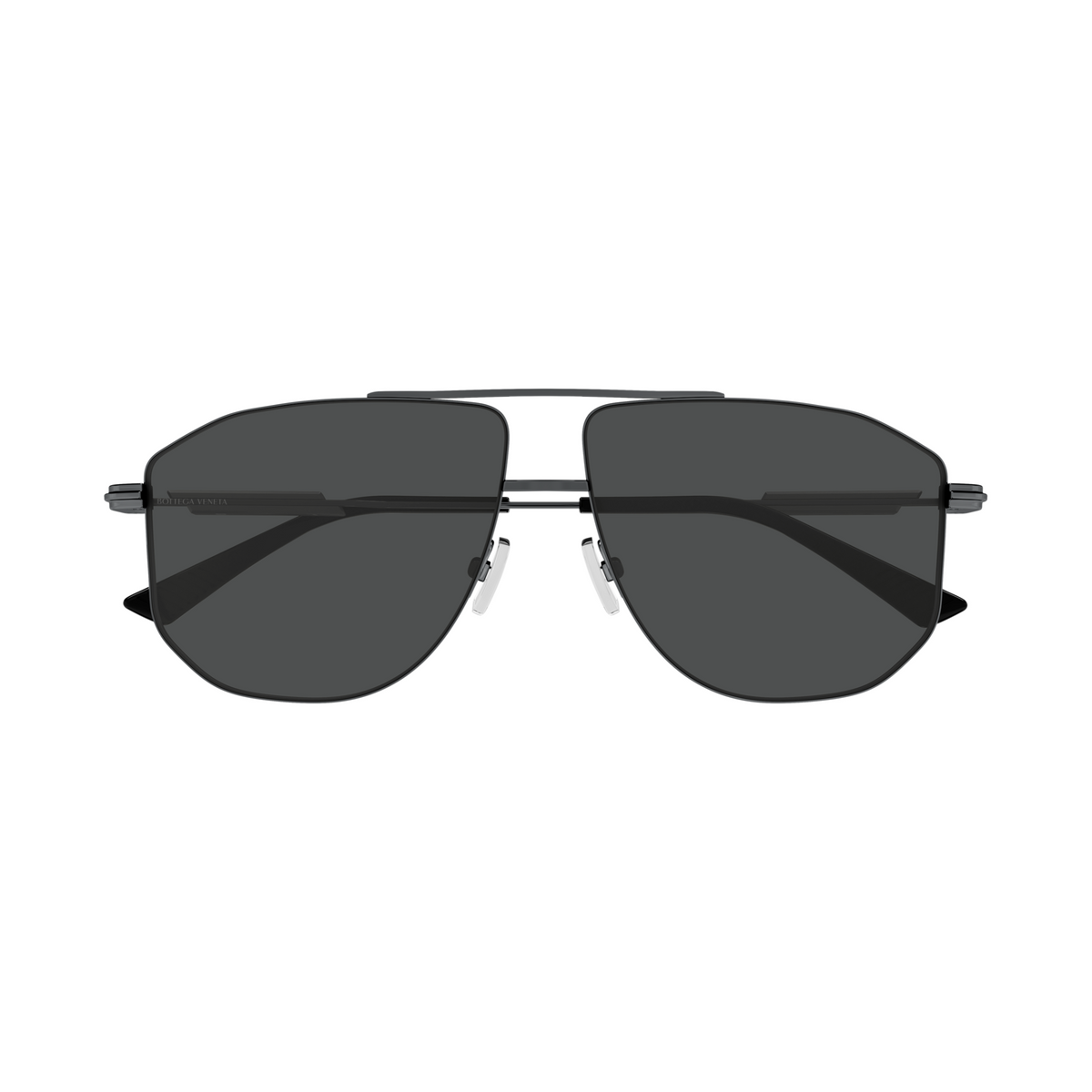 Bottega Veneta BV1509S Ruthénium 001 de face - Les Lunettes de Pauline