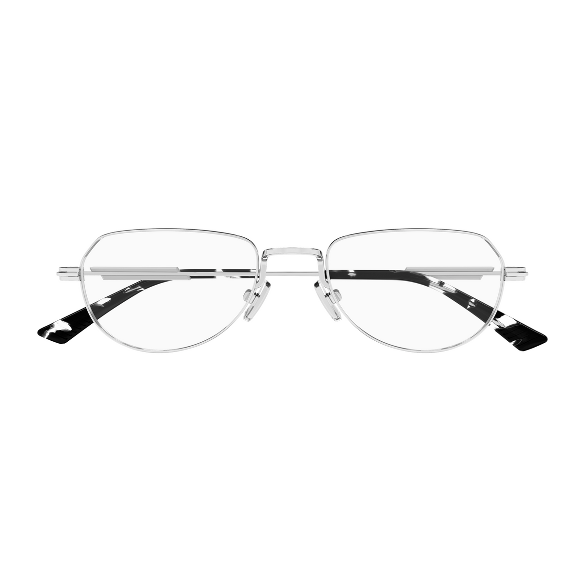 Bottega Veneta BV1510O Argenté 003 de face - Les Lunettes de Pauline