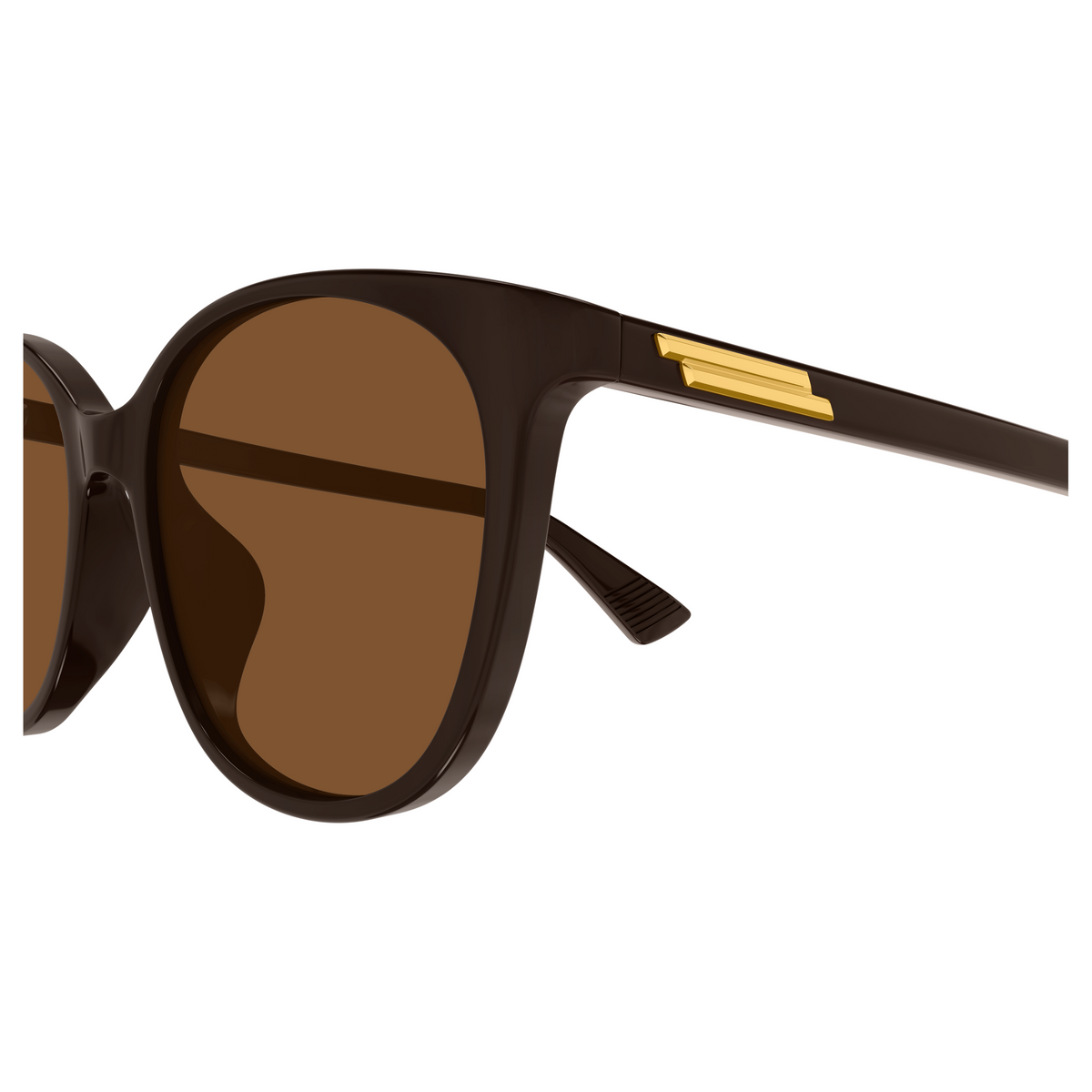 Bottega Veneta BV1515SK Brun 003 en détail des branches - Les Lunettes de Pauline