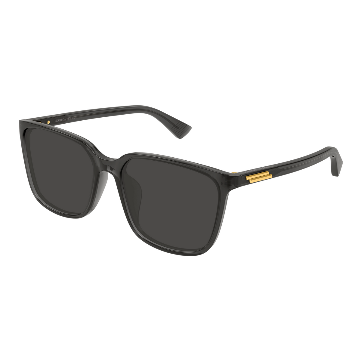 Bottega Veneta BV1516SK Gris Cristal 003 de trois-quarts - Les Lunettes de Pauline