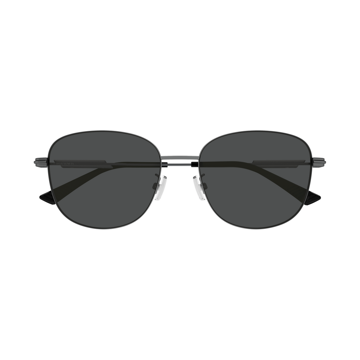 Bottega Veneta BV1517SA Ruthénium 001 de face - Les Lunettes de Pauline